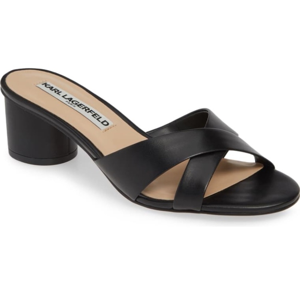 NWOT Karl Lagerfeld Fawn Slide Sandals